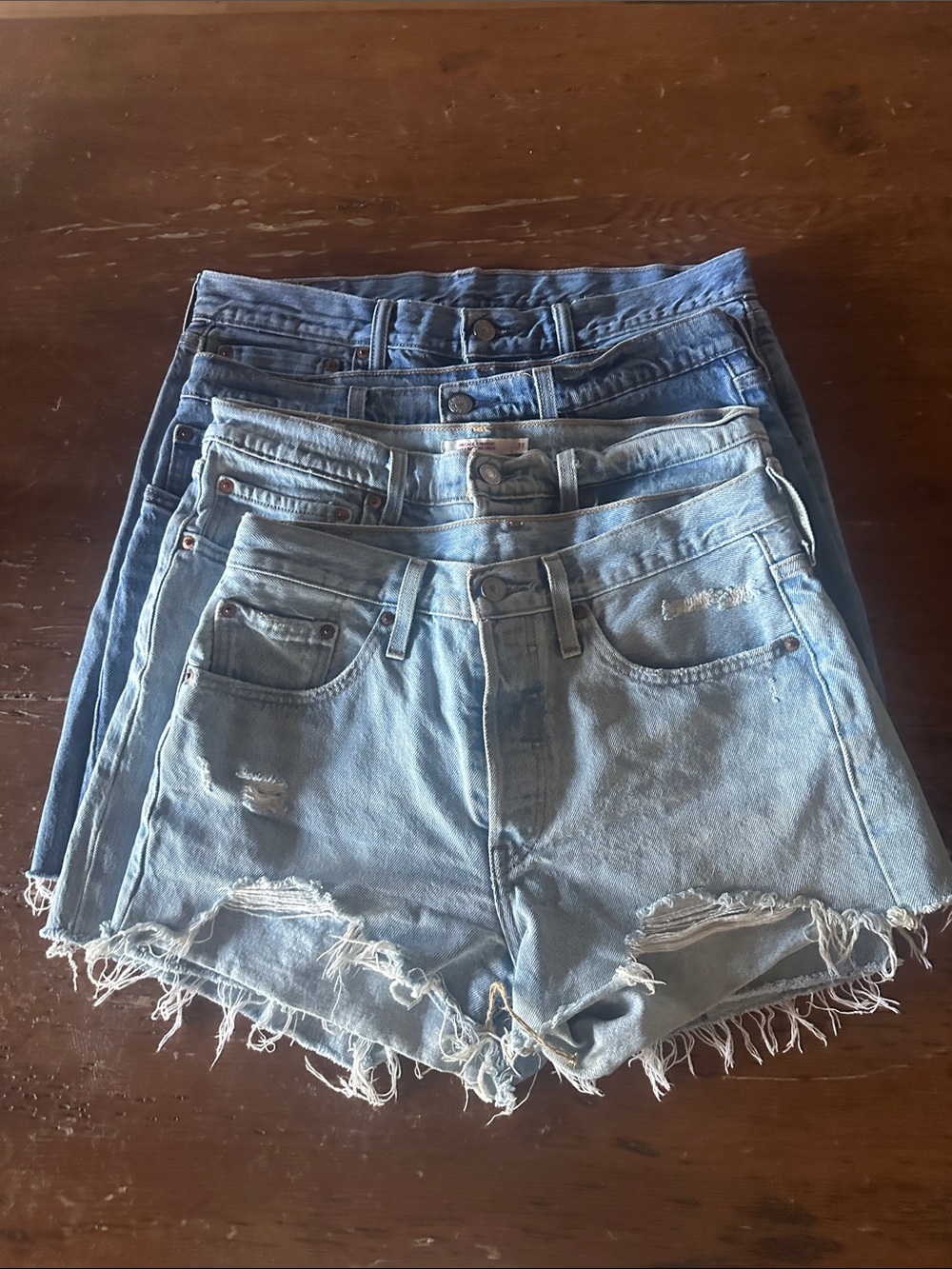 Lot of 501 Levi cut-offs